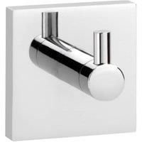 Croydex Chester Flexi-Fix - Chrome Wall Mounted X Plate Bathroom Accessories