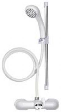 Croydex Push Fit Shower Mixer Set  White