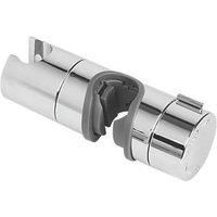 Croydex Universal Riser Rail Slider Chrome