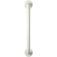 Croydex AP501122 450 mm Safety Support Rail Stainless Steel White Grab Bar for Bathroom