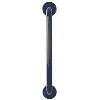 Croydex AP501134 450 mm Safety Support Rail Stainless Steel Blue Grab Bar for Bathroom
