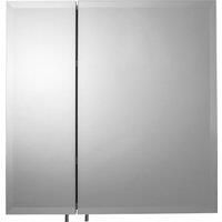 Croydex Wellington BiView Steel Double Door Mirror Cabinet