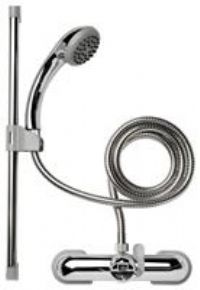Croydex Bath Shower Mixer Set, Chrome, 22.8x16.2x3.8 cm