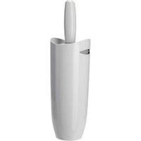 Croydex Plastic Toilet Brush White & Grey