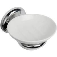 Croydex Flexi-Fix Grosvenor Chrome Easy to Fit Soap Dish , QM701941