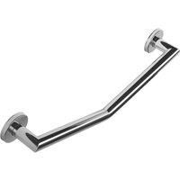 Croydex Modern Angled Safety Support Rail Stainless Steel Grab Bar for Bathroom