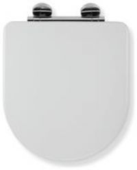 Croydex Flexi Fix Garda Moulded Wood Soft Close Toilet Seat  White