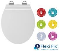 Croydex Michigan Toilet Seat with Soft Close and Quick Release