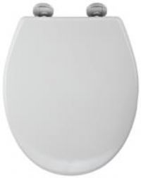 Croydex ALWAYS FIX - Flexi-Fix Soft Close Toilet Seat with Quick Release hinges