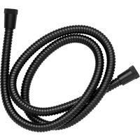 Stainless Steel Shower Hose Handset Head High Pressure Bathroom Matt Black 1.75m