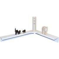 CORMA  Corner Storage  Display Shelf  White ST2212