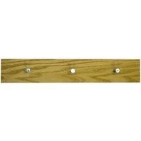 ELLIS - Wall Mounted Floating Storage Shelf with 3 Hooks - Oak ST13S210