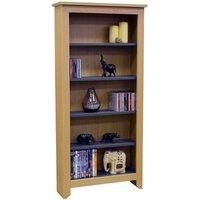 MANHATTAN - 343 CD / 175 DVD / Blu-ray / Media Storage Shelves - Beech MS1006