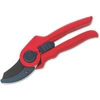 Spear & Jackson Razorsharp Active Carbon Steel Anvil Secateurs, Easy Grip - Red