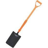 Spear & Jackson 2026PF/INS12 Insulated Treaded Trenching Shovel, Orange