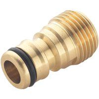 Spear & Jackson BWF Brass Water Fittings Garden Tap Hose Connector 1/2" 3/4"