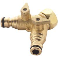 Spear & Jackson BWF Brass Water Fittings Garden Tap Hose Connector 1/2" 3/4"