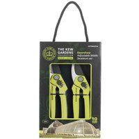 SPEAR & JACKSON Kew Gardens Razorsharp Cutting, Set 3K Bypass and Anvil Secateurs Set, Green