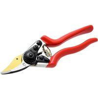 Spear & Jackson 6657TITAN Titanium Coated Short Blade Heavy Duty Bypass Secateurs, Red, 20x7x1 cm