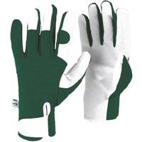 Spear & Jackson Kew Leather Palm Green Gloves (Pair) Garden DIY Durable