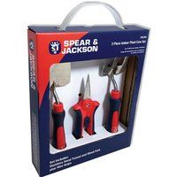 Spear & Jackson IPC3PS Indoor Plant Care 3 Piece Tools Set Garden, Red and Blue, 40.0 mm*230.0 mm*180.0 mm