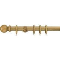 Swish Sherwood 35mm Wooden Curtain Pole Oak (Brown)