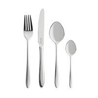 Viners 302.576 Elegant Mirror Polished Flatware Gift Box with 50 Year Guarantee, Stainless Steel, Silver, 24pce