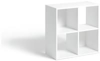 Argos Home Squares 4 Cube Freestanding Wooden Storage Unit - Choice of Colour.