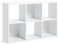 Argos Home 6 Cube Freestanding Wooden Storage Display Unit - Choice of Colour.