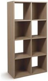 Argos Home 8 Cube Wooden Storage Unit - White / Beech / Oak / Walnut / Putty