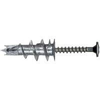 100 FISCHER DRIVA PLASTERBOARD CAVITY FIXINGS SCREWS DRYWALL 35mm + screws + bit