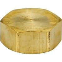 Select Hardware Compression Brass Sealing Cap 3/4" (1 Pack)