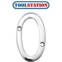 Chrome Numeral 75mm 0