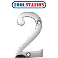 Chrome Numeral 75mm 2