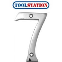 Chrome Numeral 75mm 7