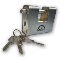 Henry Squire ASWL2 Warehouse Armoured Brass Block 5 Pin Padlock, 80 mm (Length) x 30 mm (Width)