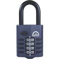 Squire Combi CP50/2.5 Long Shackle 50 mm Recodeable 4 Wheel All Weather Padlock