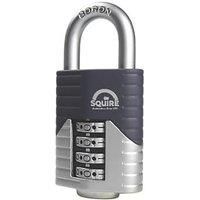 Henry Squire Vulcan 4 Wheel Open Shackle Combination Padlock, 40 mm (Length)