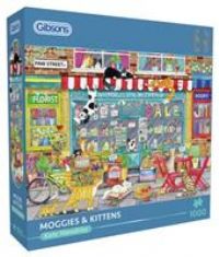 Gibsons Moggies & Kittens by Kate Mawdsley 1000 piece jigsaw puzzle