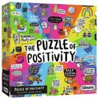 Puzzle of Positivity 1000 Piece Jigsaw Puzzle | Sustainable Puzzle for Adults | Premium 100% Recycled Board | Great Gift for Adults | Gibsons Games