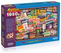 Gibsons 1980s Sweet Memories 1000 Piece Jigsaw Puzzle For Adults
