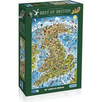 Best of British 1000 Piece Jigsaw Puzzle | Sustainable Puzzle for Adults | Premium 100% Recycled Board | Great Gift for Adults | Gibsons Games