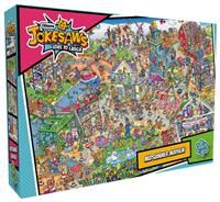 Gibsons Jokesaws Midsummer Mayhem 1000 Piece Jigsaw Puzzle | Funny Cartoon Artwork Jigsaw | Sustainable Jigsaw Puzzle for Adults Teens | Premium 100% Recycled Board | Great Gift | Gibsons Games