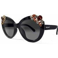 Ruby Rocks Women's Dubai Gem Detail Sunglasses in Black