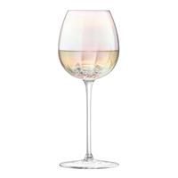LSA Pearl White Wine Glass 325ml Mother of Pearl Set of Two