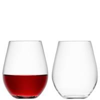 LSA Stemless Red Wine Glass, Set of 2