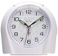 Acctim 14112 Europa Alarm Clock, White