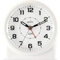 Acctim Central Alarm Clock White, 7.5 x 11.2 x 12 cm