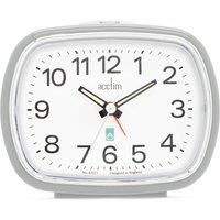 Acctim Camille Analogue Alarm Clock, Soft Grey