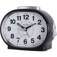 Acctim 'Lila' Sweep Alarm Clock - Black